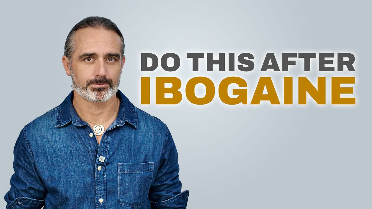 Rob Nelson introducing the course lesson on what to do after an ibogaine treatment.